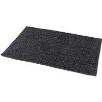 Showerdrape Andorra 100% Cotton Luxury 80 x 50cm Bath Mat in Dark Grey | Size: 80 x 50 cm