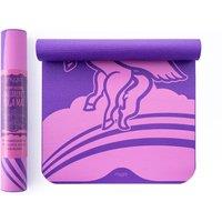 Myga Unicorn Silk Childrens Print Mat in Purple