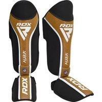 RDX SPORTS RDX Shin Instep AURA Plus T17 in Gold | Size: XL