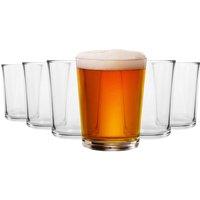 Argon Tableware Islington Pint Beer Glasses - 568ml (20oz) - Pack of 6 in Clear