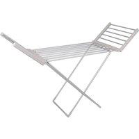 Harbour Housewares Electric Heated Clothes Airer - 50Hz 220W - Silver
