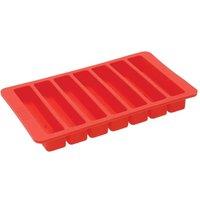 Built NY Silicone Ice Cube Tray BPA Free Easy Release Long Cubes in Red
