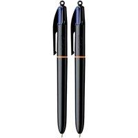 Bic 4 Colours Pro Ballpoint Pen 1.0mm - Single Pen 2 Packs