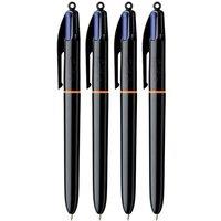 Bic 4 Colours Pro Ballpoint Pen 1.0mm - Single Pen 4 Packs