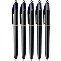 Bic 4 Colours Pro Ballpoint Pen 1.0mm - Single Pen 5 Packs