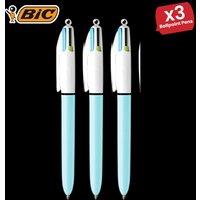Bic 4-Colours Fun Ballpoint Pen 1.0mm - 3 Packs