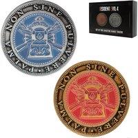 Resident Evil 4 Limited Edition Set of Two Metal Collector's Shooting Gallery Tokens