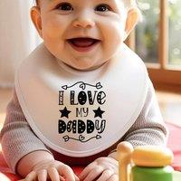Aye Do Gifts Black & White I Love My Daddy Baby
