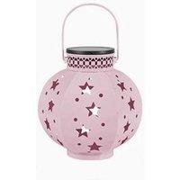 Obasyhig Solar-Powered Star Projection Night Light in Pink