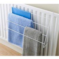 Havendro 4 Pack 4 Bar Radiator Airer Clothes Drying Towel Rack in White | Size: 100 cm x 15 cm