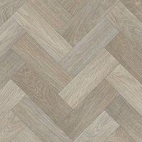 Vinyl Flooring UK Beige Herringbone Wood Effect 2.8mm Vinyl Flooring Sheet | Size: 2000mm x 1000mm