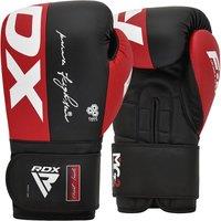 RDX SPORTS Men's RDX F4 Boxing Sparring Gloves Hook & Loop in Red | Size: 16oz
