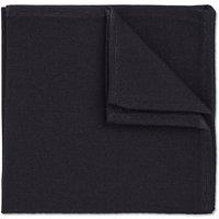 Roco Men's Childrens Plain Black Pocket Square