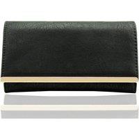 Fontanella Fashion Women's Lystra PU Leather Click-on Purse in Black