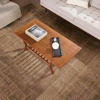 Livabliss Alba Modern Graphic Living Dining Rug in Brown | Size: 200 cm x 275 cm