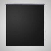 Berkfield Home Roller Blind Blackout 100 x 230 cm Black