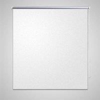 Berkfield Home Roller Blind Blackout 100 x 230 cm White