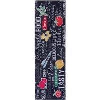 THE RUGS Cook & Clean Anti Slip Kitchen Runner Polyester Floor Rug | Size: 50 cm x 150 cm