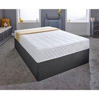 eXtreme Comfort Ltd Diamond Wave Innerspring Mattress 9 Inch Deep Quilted Sleep Surface in White | Size: EU King