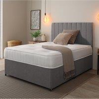 Starlight Beds Sleep Warmer Premium Hybrid Mattress 20cm Deep Dual Comfort Fillings in White | Size: EU King
