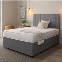 Starlight Beds Sleep Warmer Premium Tufted Mattress 20cm Deep Memory Foam Support in White | Size: EU King