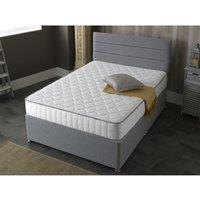 Starlight Beds Victoria White Castle Hybrid Mattress Memory Foam & Spring Support | Size: King