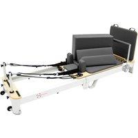 Monstershop Pilates Reformer Machine - Aluminium in White
