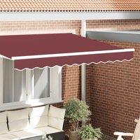 Berkfield Home Awning Valance for 2.5 m Frame Burgundy 2.3x0.2 m