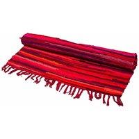 KDMD Vibrant Shocking Pink Rag Rug 150x90cm - Premium Quality & Bold Design | Size: Medium