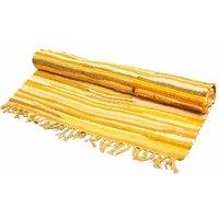 KDMD Sunrise Oranges Large Rag Rug 150x90cm - Premium Vibrant Floor Decor in Orange | Size: Medium