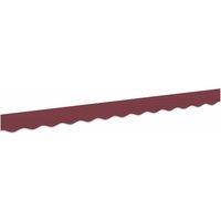Berkfield Home Awning Valance for 2.5 m Frame Burgundy 2.3x0.2 m