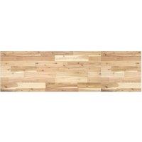 Berkfield Home Floating Shelf 160x40x2 cm Untreated Solid Wood Acacia in Brown | Size: 160 x 40 x 2 cm