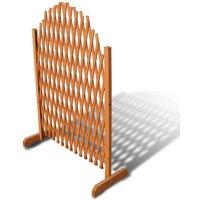Berkfield Home Trellis Fence Solid Wood 180x100 cm in Brown