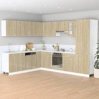 Berkfield Home Suitable Bottom Cabinet Lyon Sonoma Oak 80x46x81.5 cm Engineered Wood in Light Brown