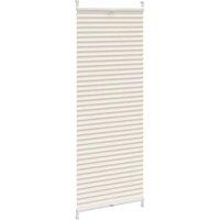 Berkfield Home Plisse Blind 50x150cm Creme in Cream | Size: 50x150 cm
