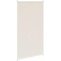 Berkfield Home Plisse Blind 100x200cm Cream | Size: 100x200 cm