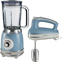 Ariete Vintage 1.7l Jug Kettle, 2 Slice Toaster & Microwave, Blue