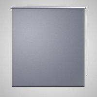 Berkfield Home Roller Blind Blackout 100 x 230 cm Grey