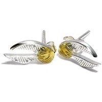 Harry Potter Men's Silver Plated Golden Snitch Earrings