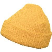 Flexfit by Yupoong Men's Rib Beanie in Gold