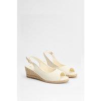 Good For the Sole Women's : Reese Espadrille Wedge Sandals in Natural | Size: 7