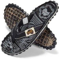 Gumbies Women's Islander Flip Flops in Charcoal | Size: 7