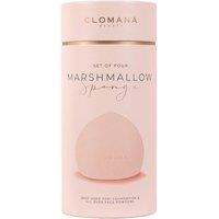 CLOMAN Beauty Women's Marshmallow Sponge Set of Four in Pale Pink