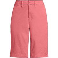 Lands' End Women's Plus Chino Bermuda Shorts in Rose | Size: 26