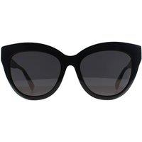 Furla Women's Cat Eye Shiny Black Smoke Dark Grey SFU780