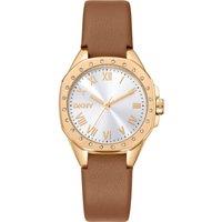 DKNY Women's DK1L013L0025 Brooklyn 30mm Quartz Watch in Brown