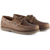 CATESBY ENGLAND Women's Pippaa Premium Leather Boat Shoes in Brown | Size: 6