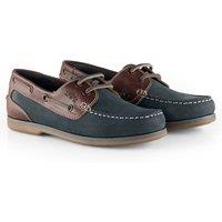 CATESBY ENGLAND Women's Pippaa Premium Leather Boat Shoes in Navy | Size: 6