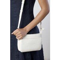 Where's That From Women's Elani Small Double Zip Cross Body Bag in Cream