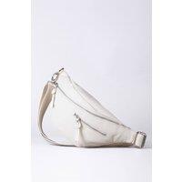 Lakeland Leather Women's 'Tarn' Leather Sling Bag in Off-White